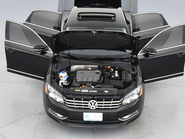 2014 VW Volkswagen Passat TDI SEL Premium Sedan 4D sedan Black - for sale in Augusta, GA – photo 4