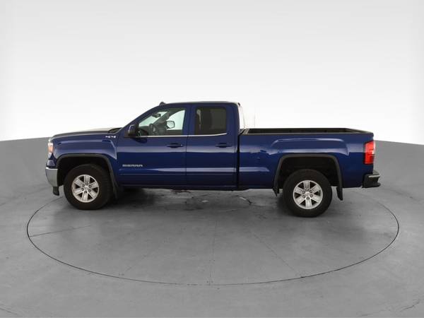 2014 GMC Sierra 1500 Double Cab SLE Pickup 4D 6 1/2 ft pickup Blue -... for sale in New Haven, CT – photo 5