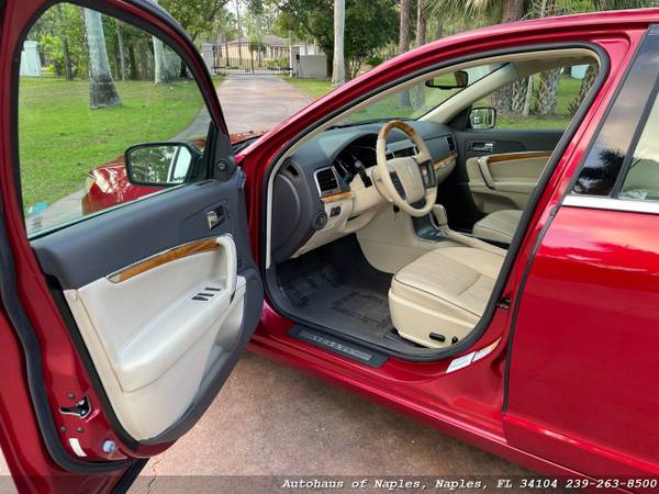 2010 Lincoln MKZ Sedan - 1 Owner, Low Miles, Premium Leather, V6, Bl for sale in Naples, FL – photo 11