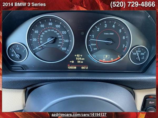 2014 BMW 3 Series 335i 4dr Sedan ARIZONA DRIVE FREE MAINTENANCE FOR for sale in Tucson, AZ – photo 17