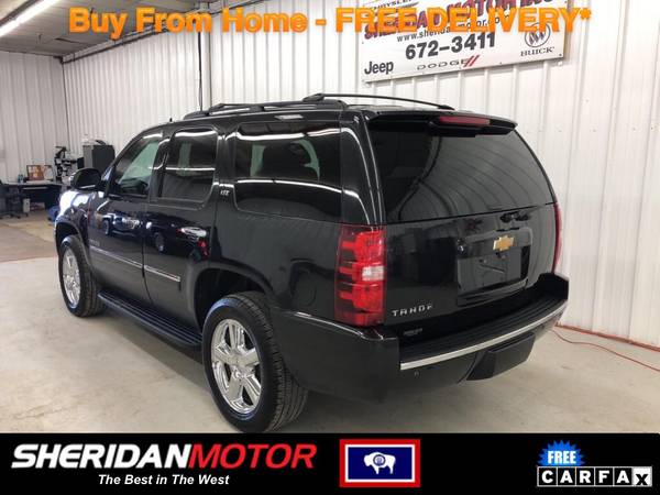 2013 Chevrolet Chevy Tahoe LTZ Black - AD153210 WE DELIVER TO MT & for sale in Sheridan, MT – photo 4