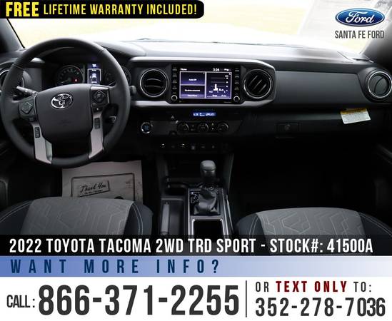 22 Toyota Tacoma 2WD TRD Sport Wireless Charging Pad, WiFi for sale in Alachua, FL – photo 14