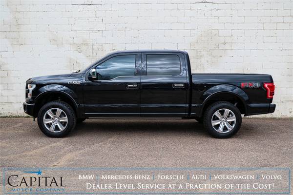 2016 Ford F-150 Platinum 4x4 SuperCrew Short Bed w/5 0-Liter V8! for sale in Eau Claire, WI – photo 2