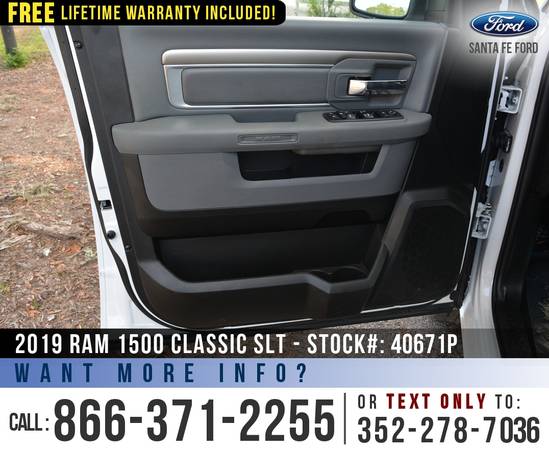 *** 2019 Ram 1500 Classic SLT *** SIRIUS - Touchscreen - Homelink -... for sale in Alachua, GA – photo 10