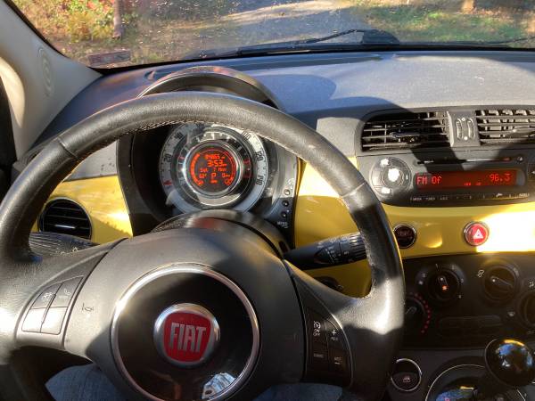 2013 Fiat 500 (Yellow) - cars & trucks - by owner - vehicle... for sale in Lynchburg, VA – photo 6