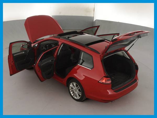 2015 VW Volkswagen Golf SportWagen TDI S Wagon 4D wagon Red for sale in irving, TX – photo 17