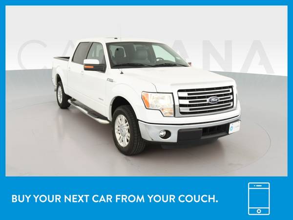 2014 Ford F150 SuperCrew Cab Lariat Pickup 4D 5 1/2 ft pickup White for sale in Hanford, CA – photo 12