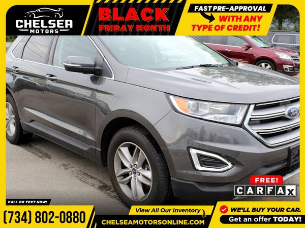 $307/mo - 2017 Ford *Edge* *SEL* *AWD* - Easy Financing! - cars &... for sale in Chelsea, MI – photo 9
