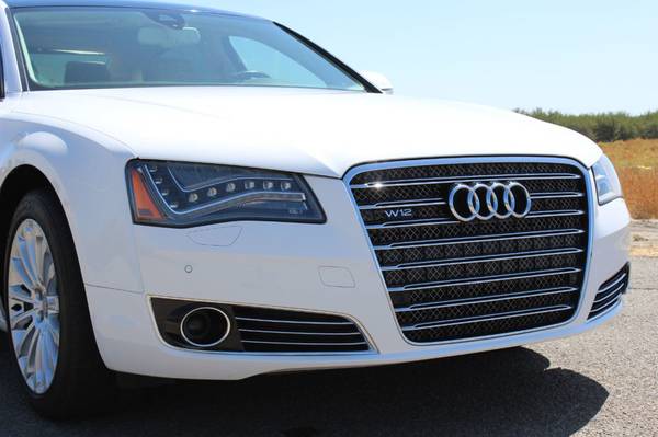 2012 *Audi* *A8 L* *4dr Sedan W12* Ibis White for sale in Tranquillity, CA – photo 11