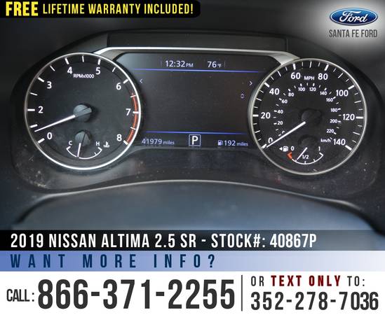 2019 Nissan Altima 2 5 SR SIRIUS, Cruise, Touchscreen - cars for sale in Alachua, AL – photo 16