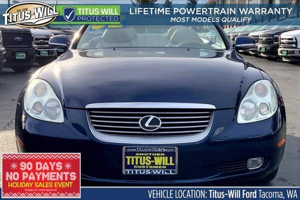 2002 Lexus SC 430 430 Convertible - cars & trucks - by dealer -... for sale in Tacoma, WA – photo 2