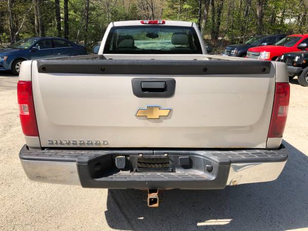 2007 Chevy Silverado Regular Cab, Full 8Ft Long Bed, V8 4x4, Solid! for sale in New Gloucester, ME – photo 4