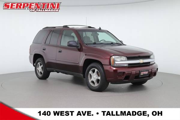 2007 Chevy Chevrolet TrailBlazer LS suv Bordeaux Red Metallic - cars... for sale in Tallmadge, OH – photo 3