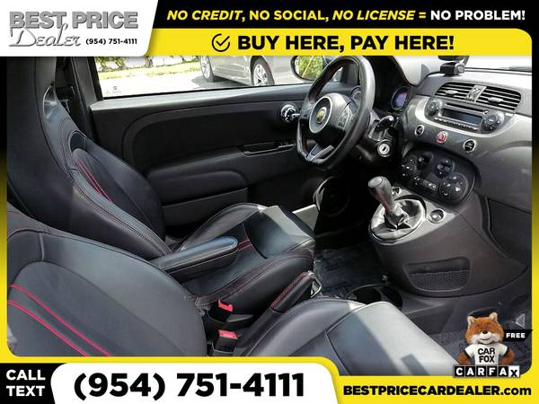 2013 Fiat 500 Abarth 2dr 2 dr 2-dr Hatchback for only 180/mo! for sale in HALLANDALE BEACH, FL – photo 18