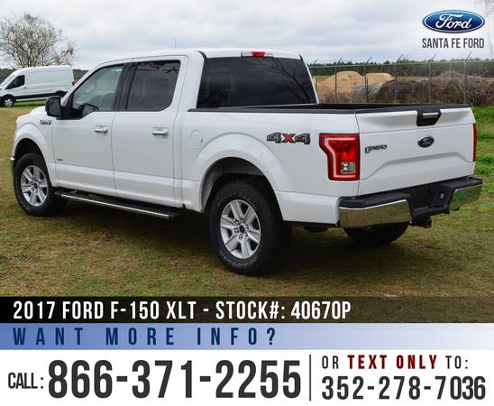 2017 Ford F150 XLT Touchscreen - Ecoboost - Camera - cars & for sale in Alachua, GA – photo 5
