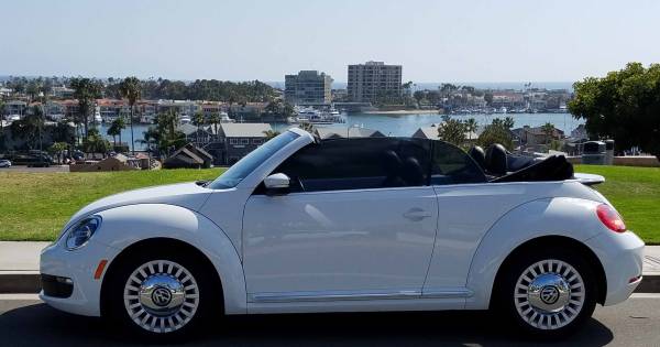 2016 WHITE VW BEETLE CONVERTIBLE for sale in Costa Mesa, CA – photo 3
