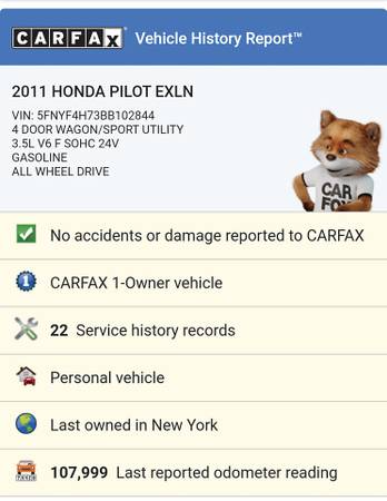 2011 Honda Pilot EX-L *1 OWNER* *FULLY LOADED* - cars & trucks - by... for sale in Valley Stream, NY – photo 20