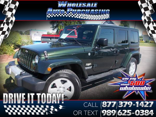 2012 Jeep Wrangler Unlimited 4WD 4dr Sahara for sale in Frankenmuth, MI