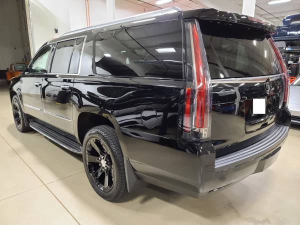 2015 Cadillac Escalade ESV 4WD Luxury-Black/Black-1... for sale in Portland, NY – photo 3