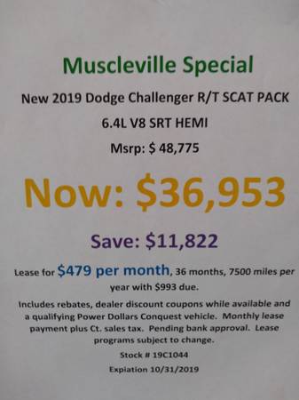 2019 Dodge Challenger R/T Scat Pack for sale in Bristol, CT – photo 5