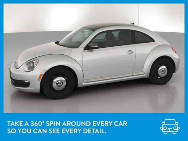2014 VW Volkswagen Beetle 2 5L Hatchback 2D hatchback Silver for sale in Cambridge, MA – photo 3
