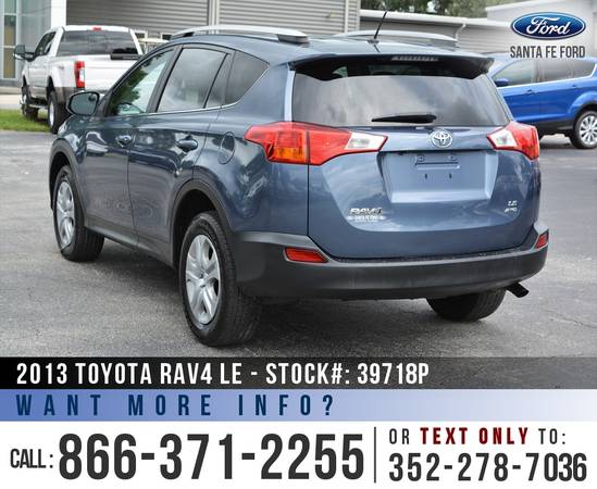 *** 2013 Toyota RAV4 LE AWD *** Bluetooth - Camera - Tinted Windows for sale in Alachua, FL – photo 5