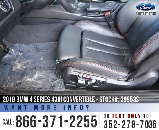 *** 2018 BMW 4 Series 430i *** Bluetooth - Leather Seats - SiriusXM for sale in Alachua, FL – photo 14