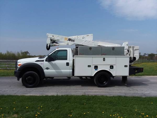 2012 Ford F550 42 Altec AT37G 4x4 Automatic Diesel Bucket Truck for sale in Gilberts, KS – photo 3