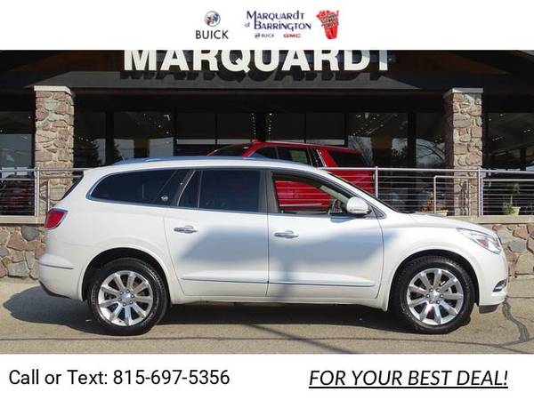 2017 Buick Enclave AWD 4dr Premium hatchback White Frost Tricoat for sale in Barrington, IL