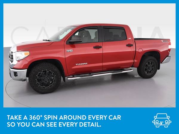 2014 Toyota Tundra CrewMax SR5 Pickup 4D 5 1/2 ft pickup Red for sale in Asheville, NC – photo 3