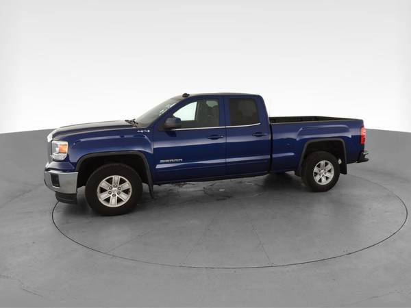 2014 GMC Sierra 1500 Double Cab SLE Pickup 4D 6 1/2 ft pickup Blue -... for sale in Pittsburgh, PA – photo 4