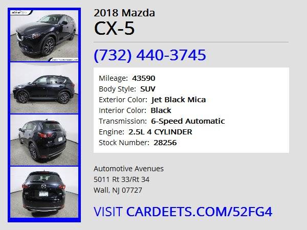 2018 Mazda CX-5, Jet Black Mica - - by dealer for sale in Wall, NJ – photo 22
