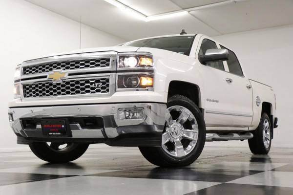 HEATED COOLED LEATHER! 2015 Chevrolet Silverado 1500 4X4 Crew White... for sale in Clinton, MO – photo 11