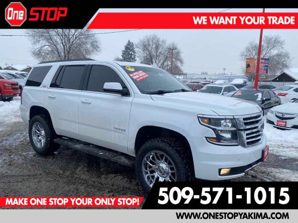 2016 Chevy Chevrolet Tahoe LT suv Summit White - - by for sale in Yakima, WA – photo 4