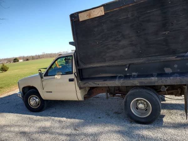 1994 Chevy 3500 dump truck - cars & trucks - by owner - vehicle... for sale in New Bremen, OH – photo 3