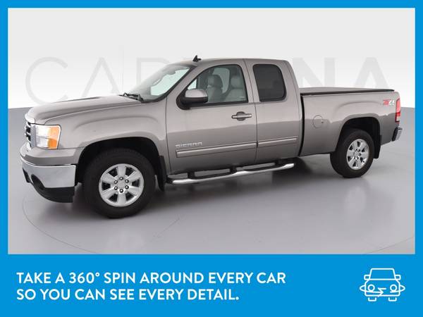 2013 GMC Sierra 1500 Extended Cab SLT Pickup 4D 6 1/2 ft pickup Gray for sale in Palmdale, CA – photo 3