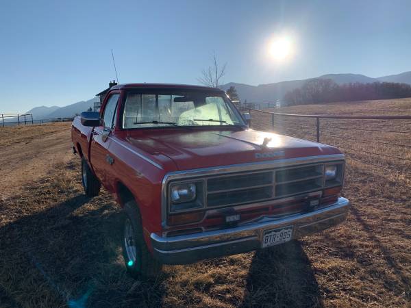 1988 Dodge W150 - cars & trucks - by owner - vehicle automotive sale for sale in Monument, CO – photo 3