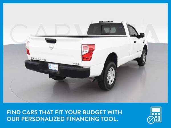 2017 Nissan TITAN XD Single Cab S Pickup 2D 8 ft pickup White for sale in Fort Worth, TX – photo 8
