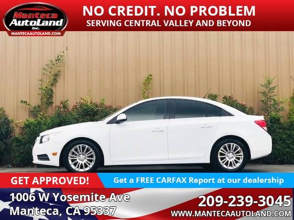 2013 Chevrolet Cruze ECO - cars & trucks - by dealer - vehicle... for sale in Manteca, CA