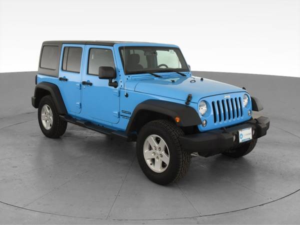 2017 Jeep Wrangler Unlimited Sport S Sport Utility 4D suv Blue - -... for sale in Watertown, NY – photo 15