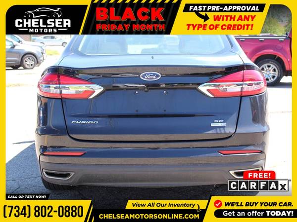 $268/mo - 2019 Ford *Fusion* *SE* *AWD!* *AWD* - Easy Financing! -... for sale in Chelsea, MI – photo 5