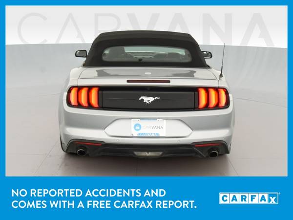2020 Ford Mustang EcoBoost Convertible 2D Convertible Silver for sale in Atlanta, IA – photo 7