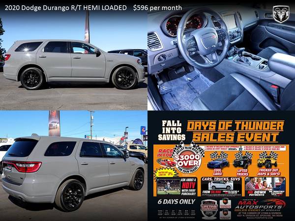 $257/mo - 2013 Dodge Durango Crew 5.7L HEMI 4X4 LOADED - LIFETIME... for sale in Spokane, WA – photo 18