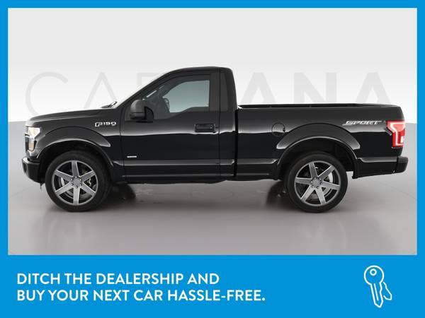 2016 Ford F150 Regular Cab XL Pickup 2D 6 1/2 ft pickup Black for sale in Meadville, PA – photo 4