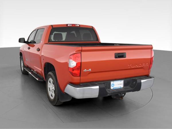 2018 Toyota Tundra CrewMax SR5 Pickup 4D 5 1/2 ft pickup Orange - -... for sale in Placerville, CA – photo 8