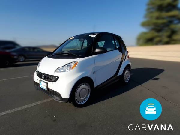 2013 smart fortwo Pure Hatchback Coupe 2D coupe White - FINANCE... for sale in Palmdale, CA – photo 3