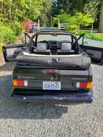 1989 VW Cabriolet 164K original miles Runs Strong - cars & for sale in Snohomish, WA – photo 10