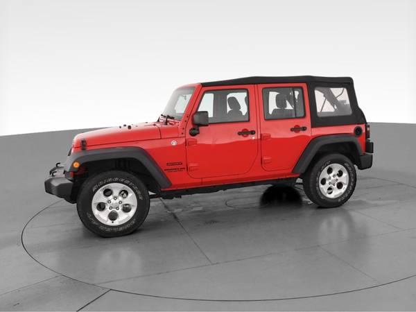 2015 Jeep Wrangler Unlimited Sport S SUV 4D suv Red - FINANCE ONLINE... for sale in Charleston, SC – photo 4