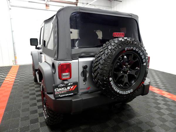 2013 Jeep Wrangler 4WD Sport hatchback Silver - cars & trucks - by... for sale in Branson West, AR – photo 13