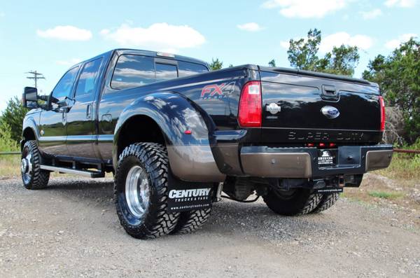 2015 FORD F350 KING RANCH 4X4 - BLK ON BLK - NAV ROOF- NEW 35" TOYO MT for sale in LEANDER, TX – photo 7